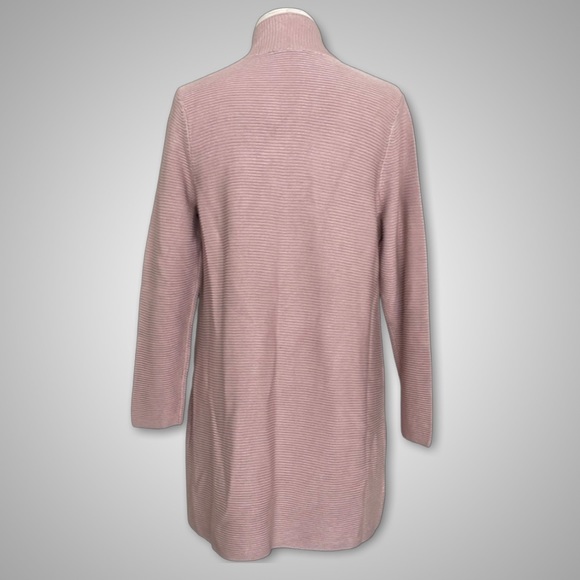 { Eileen Fisher } - Cashmere Silk Long Cardigan Sweater - Picture 2 of 5